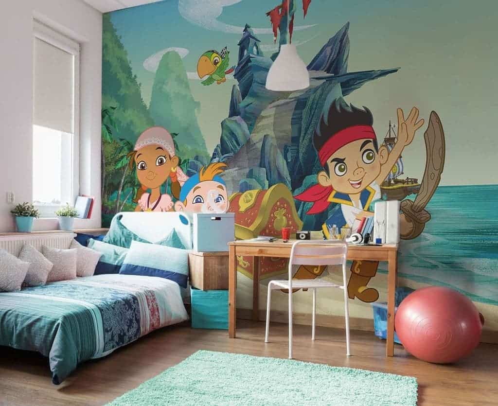 Mural de pared de piratas para la habitación de un niño